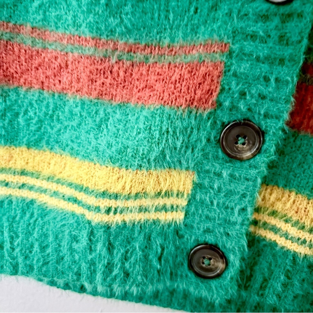 Urban Outfitters Multicolor Striped V-Neck Sweater Vest - Picture 4 of 7